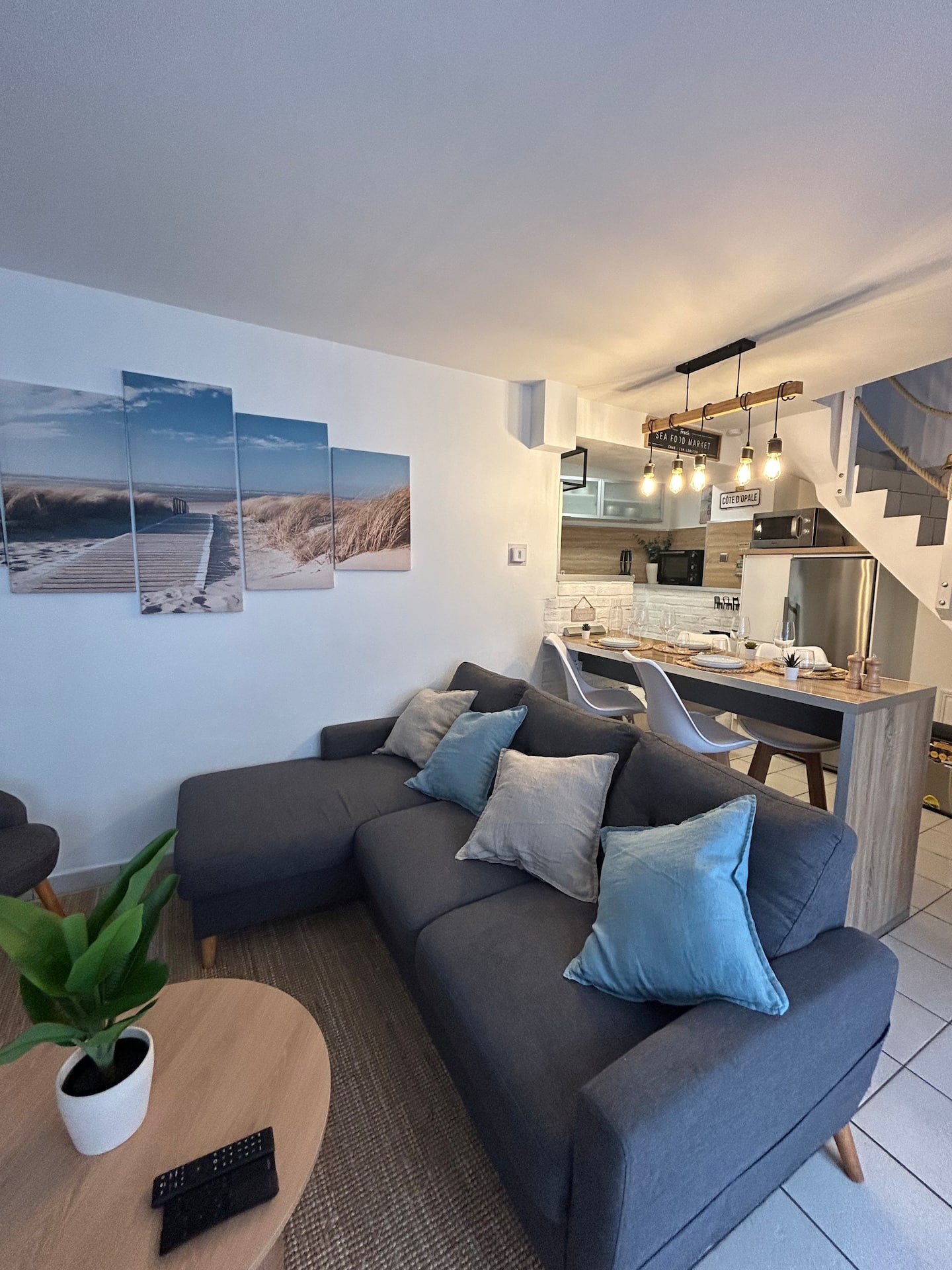 L’intérieur accueillant de la Maison d’Opale