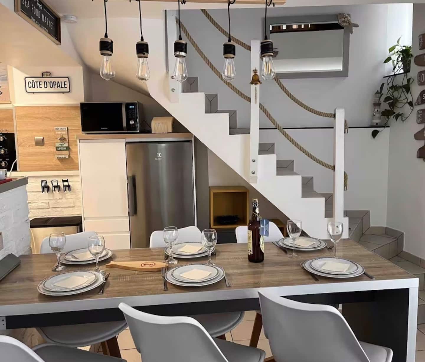 La cuisine équipée de la maison
